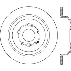 120.40091 - Centric Premium Brake Rotor -Performance Parts shop 120.40091 drawing dbbc