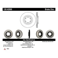 120.42068 - Centric Premium Brake Rotor 13 120.42068 - Centric Premium Brake Rotor -Performance Parts shop 120.42068 catalog a317