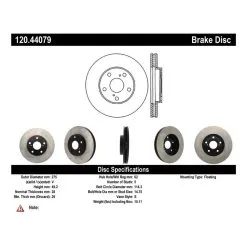 120.44079 - Centric Premium Brake Rotor 13 120.44079 - Centric Premium Brake Rotor -Performance Parts shop 120.44079 catalog b23a