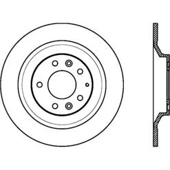 120.45074 - Centric Premium Brake Rotor -Performance Parts shop 120.45074 drawing 3656