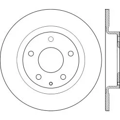 120.45085 - Centric Premium Brake Rotor -Performance Parts shop 120.45085 drawing 46f9