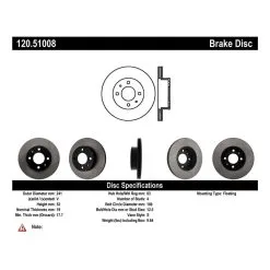 120.51008 - Centric Premium Brake Rotor 13 120.51008 - Centric Premium Brake Rotor -Performance Parts shop 120.51008 catalog ded8