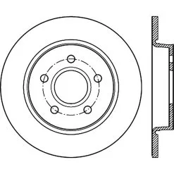 120.61099 - Centric Premium Brake Rotor -Performance Parts shop 120.61099 drawing 3658