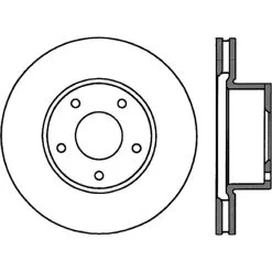 120.62081 - Centric Premium Brake Rotor -Performance Parts shop 120.62081 drawing 98cc