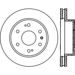 120.66057 - Centric Premium Brake Rotor -Performance Parts shop 120.66057 drawing 5fbc