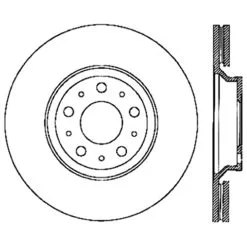 Centric 121.20020 - C-Tek Standard Brake Rotor -Performance Parts shop 121.20020 drawing 04b3