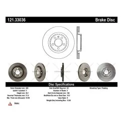 Centric 121.33036 - C-Tek Standard Brake Rotor 13 Centric 121.33036 - C-Tek Standard Brake Rotor -Performance Parts shop 121.33036 catalog 81e9