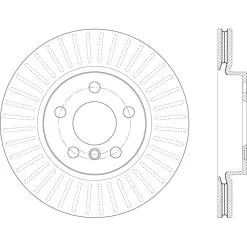 Centric 121.34166 - C-Tek Standard Brake Rotor -Performance Parts shop 121.34166 drawing abe2