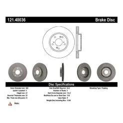 Centric 121.40036 - C-Tek Standard Brake Rotor 13 Centric 121.40036 - C-Tek Standard Brake Rotor -Performance Parts shop 121.40036 catalog 0e04