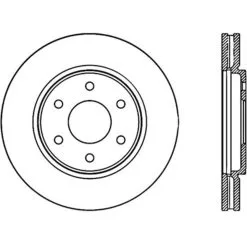 Centric 121.42089 - C-Tek Standard Brake Rotor -Performance Parts shop 121.42089 drawing 1c69