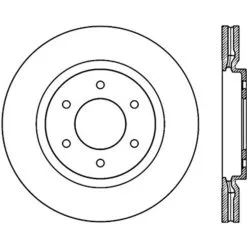 Centric 121.42099 - C-Tek Standard Brake Rotor -Performance Parts shop 121.42099 drawing 10de