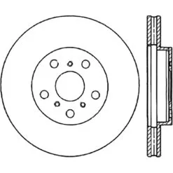 Centric 121.44061 - C-Tek Standard Brake Rotor -Performance Parts shop 121.44061 drawing bfb3