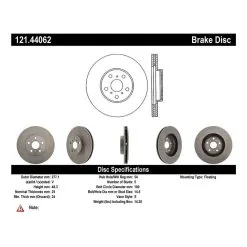 Centric 121.44062 - C-Tek Standard Brake Rotor 13 Centric 121.44062 - C-Tek Standard Brake Rotor -Performance Parts shop 121.44062 catalog 39be