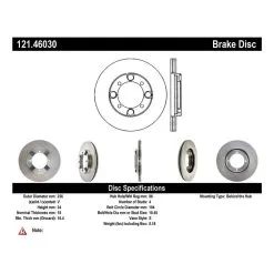 Centric 121.46030 - C-Tek Standard Brake Rotor 13 Centric 121.46030 - C-Tek Standard Brake Rotor -Performance Parts shop 121.46030 catalog b73c