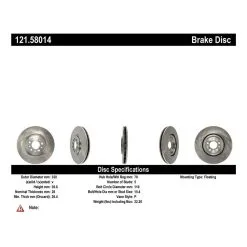 Centric 121.58014 - C-Tek Standard Brake Rotor 13 Centric 121.58014 - C-Tek Standard Brake Rotor -Performance Parts shop 121.58014 catalog e4c1
