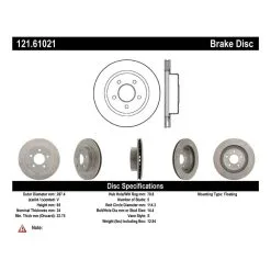 Centric 121.61021 - C-Tek Standard Brake Rotor 13 Centric 121.61021 - C-Tek Standard Brake Rotor -Performance Parts shop 121.61021 catalog cc75