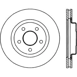 Centric 121.61027 - C-Tek Standard Brake Rotor -Performance Parts shop 121.61027 drawing b3c4