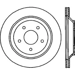 Centric 121.61079 - C-Tek Standard Brake Rotor -Performance Parts shop 121.61079 drawing 3f22