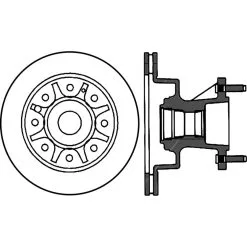Centric 121.65043 - C-Tek Standard Brake Rotor -Performance Parts shop 121.65043 drawing fe9c