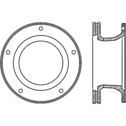 Centric 121.83003 - C-Tek Standard Brake Rotor -Performance Parts shop 121.83003 drawing d540