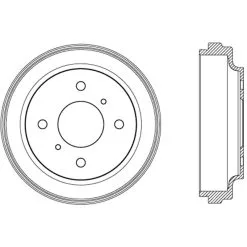 122.42028 - Centric Premium Brake Drum -Performance Parts shop 122.42028 drawing c71b