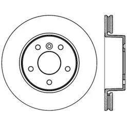 125.22003 - Centric Premium High Carbon Alloy Brake Rotor -Performance Parts shop 125.22003 drawing 0668
