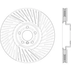 125.34119 - Centric Premium High Carbon Alloy Brake Rotor -Performance Parts shop 125.34119 drawing 38d2