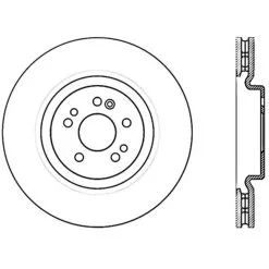 125.35042 - Centric Premium High Carbon Alloy Brake Rotor -Performance Parts shop 125.35042 drawing bca7