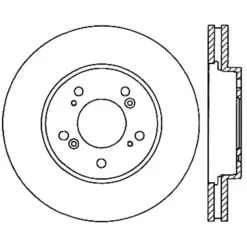 125.40066 - Centric Premium High Carbon Alloy Brake Rotor 12 125.40066 - Centric Premium High Carbon Alloy Brake Rotor -Performance Parts shop 125.40066 drawing 5bfa