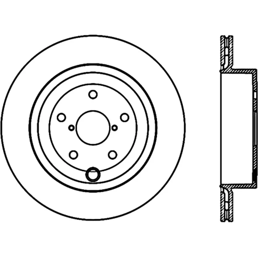 125.47030 - Centric Premium High Carbon Alloy Brake Rotor 6 125.47030 - Centric Premium High Carbon Alloy Brake Rotor - Image 6