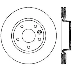 126.22009SR - StopTech Sport Slotted Brake Rotor; Front Right -Performance Parts shop 126.22009sr drawing cef9