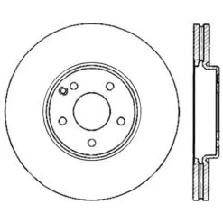 126.35114SR - StopTech Sport Slotted Brake Rotor; Front Right