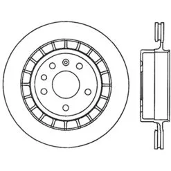 127.38015L - StopTech Sport Drilled & Slotted Brake Rotor; Rear Left