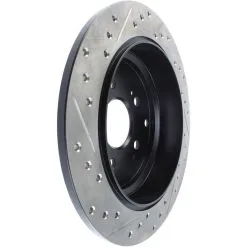 127.40065L - StopTech Sport Drilled & Slotted Brake Rotor; Rear Left 9 127.40065L - StopTech Sport Drilled & Slotted Brake Rotor; Rear Left -Performance Parts shop 127.40065l angleback 07ce