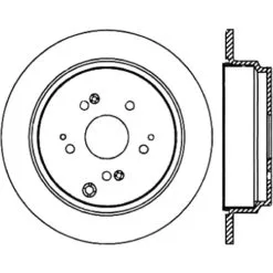 127.40065L - StopTech Sport Drilled & Slotted Brake Rotor; Rear Left 12 127.40065L - StopTech Sport Drilled & Slotted Brake Rotor; Rear Left -Performance Parts shop 127.40065l drawing da00