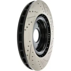 127.61089R - StopTech Sport Drilled & Slotted Brake Rotor; Front Right -Performance Parts shop 127.61089r angleback 5f79