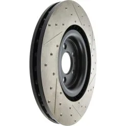 127.61106R - StopTech Sport Drilled & Slotted Brake Rotor; Front Right 8 127.61106R - StopTech Sport Drilled & Slotted Brake Rotor; Front Right -Performance Parts shop 127.61106r angleback ba18