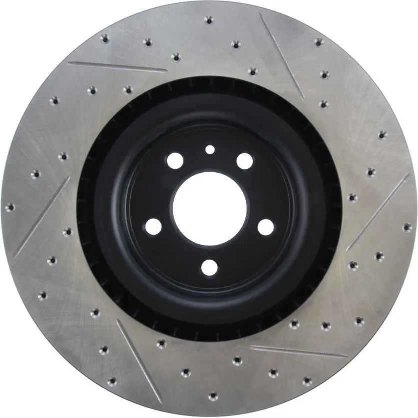 127.61106R - StopTech Sport Drilled & Slotted Brake Rotor; Front Right 4 127.61106R - StopTech Sport Drilled & Slotted Brake Rotor; Front Right - Image 4