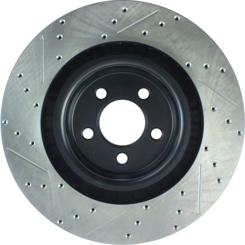 127.63063L - StopTech Sport Drilled & Slotted Brake Rotor; Front Left 4 127.63063L - StopTech Sport Drilled & Slotted Brake Rotor; Front Left - Image 4