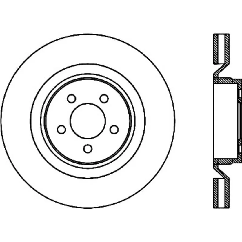 127.63063L - StopTech Sport Drilled & Slotted Brake Rotor; Front Left 6 127.63063L - StopTech Sport Drilled & Slotted Brake Rotor; Front Left - Image 6