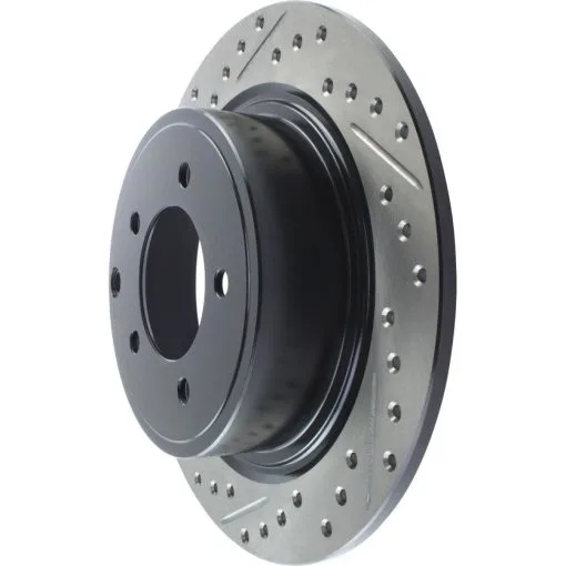 127.63069R - StopTech Sport Drilled & Slotted Brake Rotor; Rear Right -Performance Parts shop 127.63069r anglefront 8100