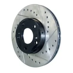 127.02004L - StopTech Sport Drilled & Slotted Brake Rotor; Front Left