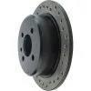 128.34019L - StopTech Sport Cross Drilled Brake Rotor; Rear Left