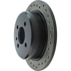 128.34019L - StopTech Sport Cross Drilled Brake Rotor; Rear Left