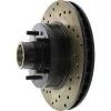 128.62002R - StopTech Sport Cross Drilled Brake Rotor; Front Right