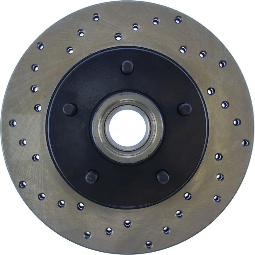 128.62002R - StopTech Sport Cross Drilled Brake Rotor; Front Right 2 128.62002R - StopTech Sport Cross Drilled Brake Rotor; Front Right - Image 2