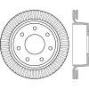 128.65133R - StopTech Sport Cross Drilled Brake Rotor; Rear Right