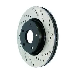 128.66073R - StopTech Sport Cross Drilled Brake Rotor; Rear Right