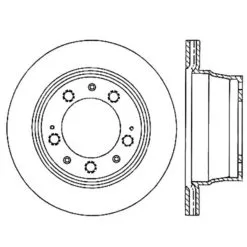Centric 226.37039 - C-Tek Standard Slotted Brake Rotor