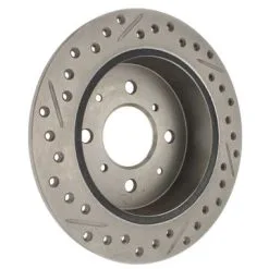 227.40017L - StopTech Select Sport Drilled And Slotted Brake Rotor; Rear Left 7 227.40017L - StopTech Select Sport Drilled And Slotted Brake Rotor; Rear Left -Performance Parts shop 227.40017l angleback eccb